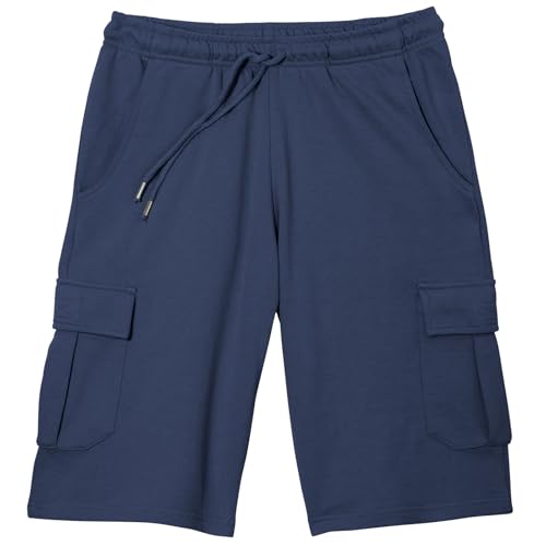 Redfield Cargo-Sweatbermuda Übergöße denimblau, Größe:7XL von Redfield