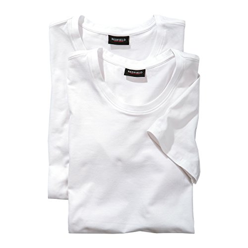 Redfield Doppelpack T-Shirts Übergröße weiß, Größe:10XL von Redfield