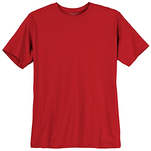 Redfield Herren T-Shirt rot Übergröße Tom, Größe:5XL von Redfield