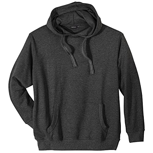 Redfield Kapuzen-Sweatshirt anthrazit Melange Übergröße, Größe:2XL von Redfield