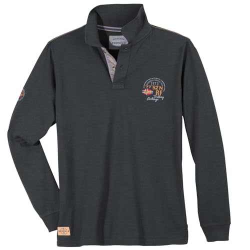 Redfield Langarm-Polo Übergröße modisch von Redfield