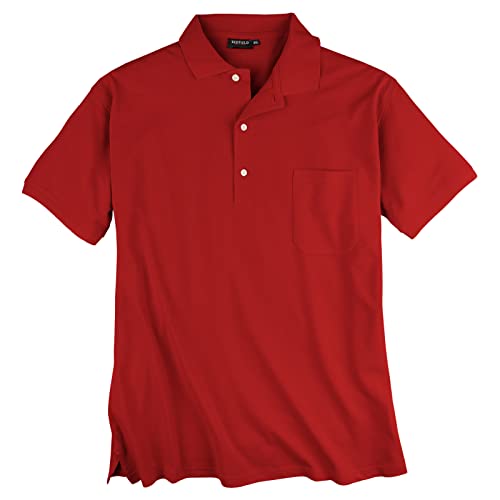 Redfield Piqué Poloshirt Übergröße rot, XL Größe:6XL von Redfield