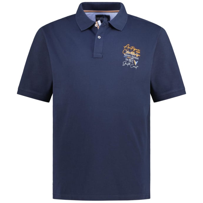 Redfield Poloshirt mit Print von Redfield