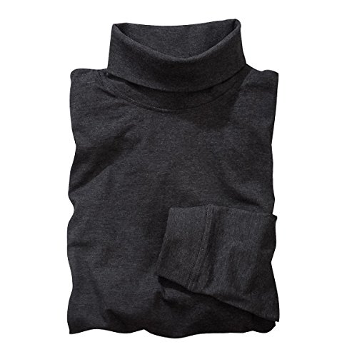 Redfield XXL Rollkragen-Langarmshirt anthrazit Melange, Größe:3XL von Redfield
