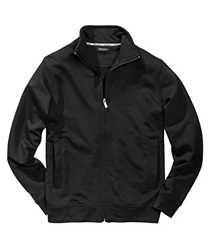Redfield Stehkragen- Sweatjacke Größe 3XL bis 8XL in schwarz, Größe:4XL von Redfield