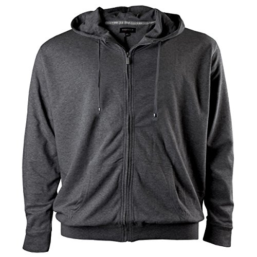 Redfield Sweatjacke Übergröße anthrazit Melange, Größe:10XL von Redfield