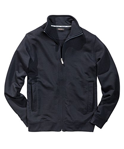 Redfield Sweatjacke mit modischem Stehkragen in Übergröße Navy, Größe:4XL von Redfield