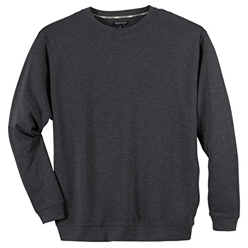 Redfield Sweatshirt Herren Übergröße Anthra Melange, Größe:7XL von Redfield