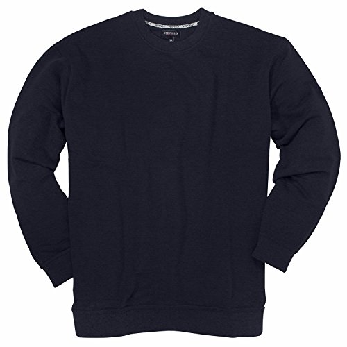 Redfield Rundhals Sweatshirt Navy Übergrößen Cliff, Größe:8XL von Redfield