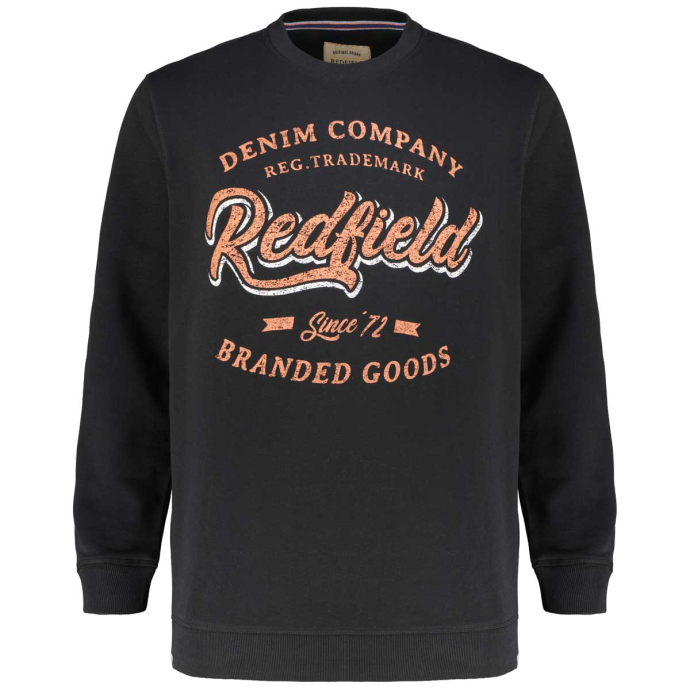 Redfield Sweatshirt mit Label-Print von Redfield