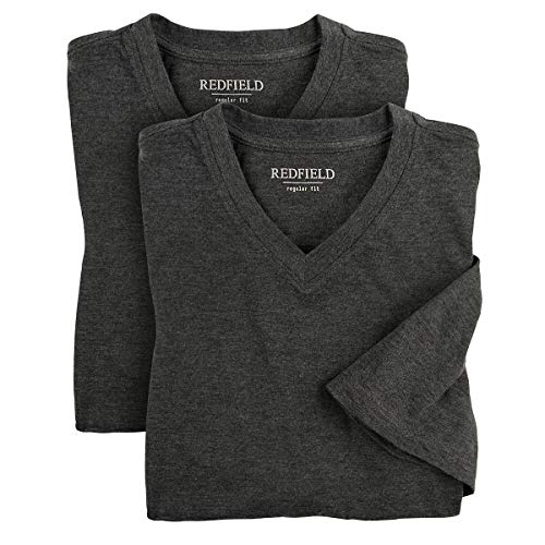 Redfield 2er-Pack XXL T-Shirts anthrazit Melange V-Neck, Größe:3XL Redfield 2er-Pack XXL T-Shirts anthrazit Melange V-Neck, Größe:3XL von Redfield