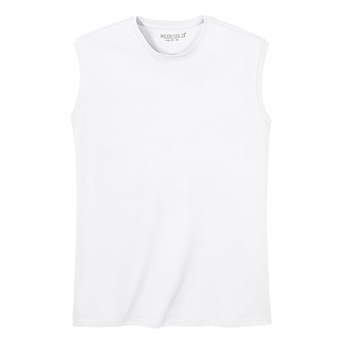 Redfield Übergrößen Muskelshirt weiß Ray, Größe:4XL von Redfield