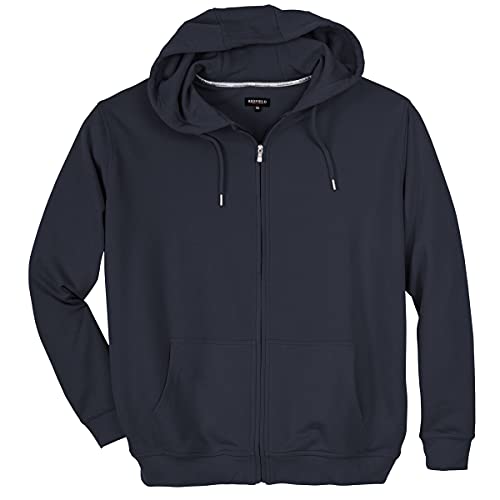 Redfield XXL Sweatjacke Herren dunkelblau, XL Größe:4XL von Redfield