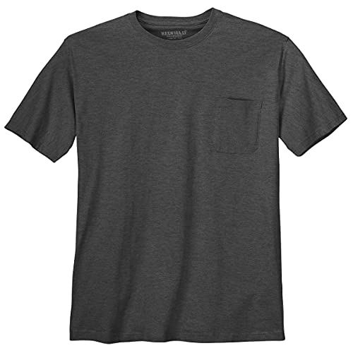 Redfield XXL T-Shirt Brusttasche anthrazit Melange, Größe:6XL Redfield XXL T-Shirt Brusttasche anthrazit Melange, Größe:6XL von Redfield