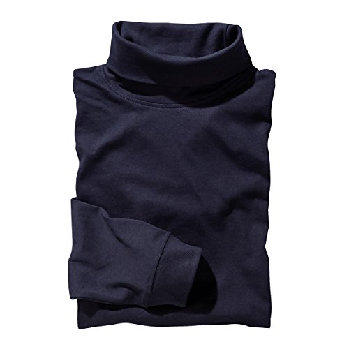 Redfield Rollkragen-Langarmshirt Übergröße dunkelblau, Größe:3XL von Redfield