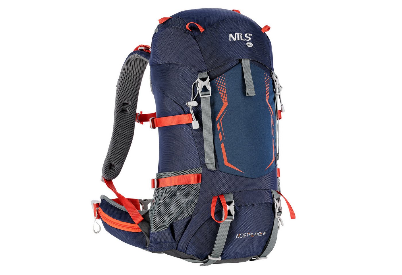 Redfink Freizeitrucksack Reiserucksack Nordsee 30L+10 in Marineblau von Redfink