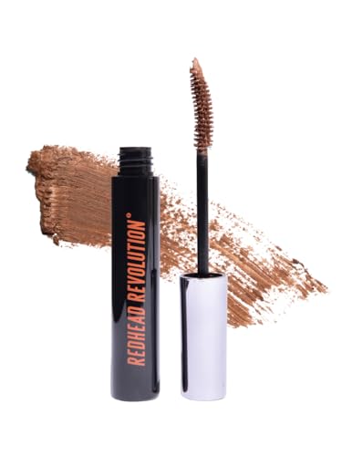 Redhead Revolution 's Vegan Gingerlash Redhead Mascara | Hellbraune Mascara für Rothaarige & Blondinen (Echter Ingwer) von Redhead Revolution