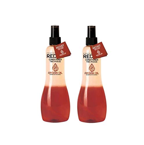 Redist Argan 2Phase Hair Conditioner (2x400ml) Haarkur Sprühkur Treatment Haarpflege Spray Leave in ohne Ausspülung Haar Parfume spliss entferner von Redist