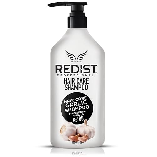 Redist Garlic Hair Care Shampoo 1000ml | - mit Knoblauch | Intensiv reparierende Haarkur | Anti Haarausfall Frauen & Männer | sprödes-trockenes-strapaziertes| Sarimsak Sampuan von Redist