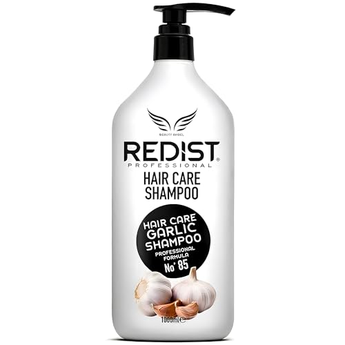 Redist Garlic Hair Care Shampoo 1000ml | - mit Knoblauch | Intensiv reparierende Haarkur | Anti Haarausfall Frauen & Männer | sprödes-trockenes-strapaziertes| Sarimsak Sampuan von Redist