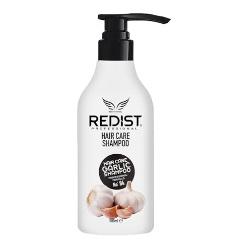 Redist Garlic Hair Care Shampoo 500ml | Haar-Shampoo mit Knoblauch | Intensiv reparierende Haarkur | Anti Haarausfall Frauen & Männer | sprödes-trockenes-strapaziertes-Haar | Sarimsak Sampuan von Redist