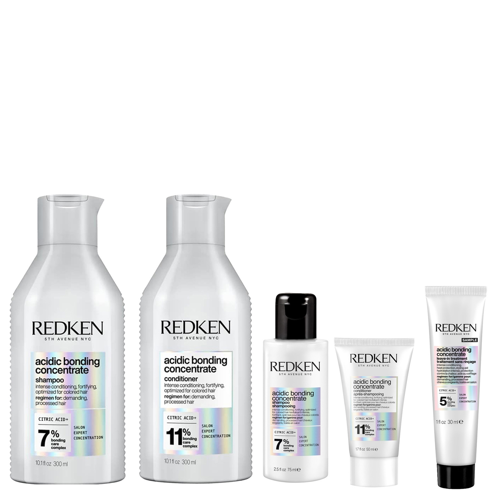 Redken Acidic Bonding Concentrate Shampoo and Conditioner 500ml with Shampoo 75ml, Conditioner 50ml and Leave-In Treatment 30ml Redken Acidic Bonding Concentrate Shampoo and Conditioner 500ml with Shampoo 75ml, Conditioner 50ml and Leave-In Treatment 30ml von Redken