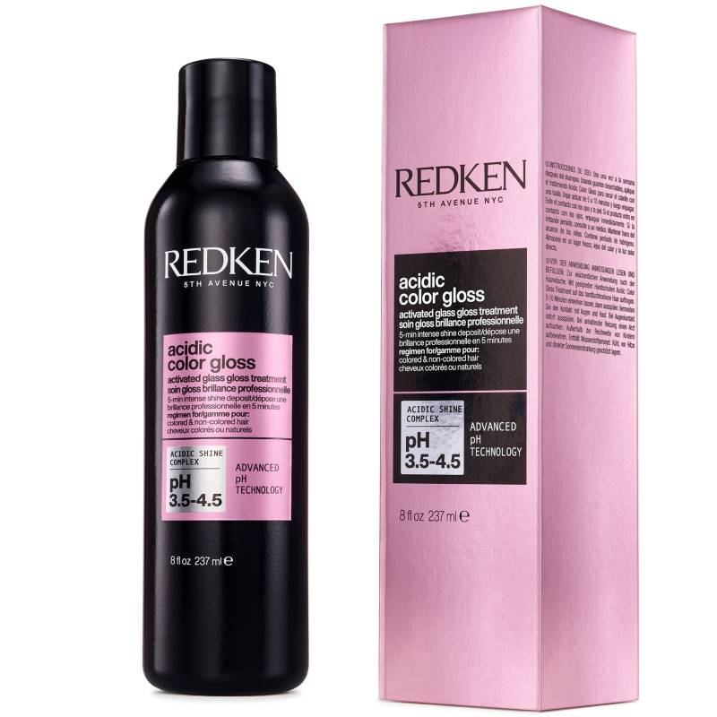 Redken Acidic Color Gloss Activated Glass Gloss-Haarbehandlung für Glas-ähnlichen Glanz 237 ml von Redken