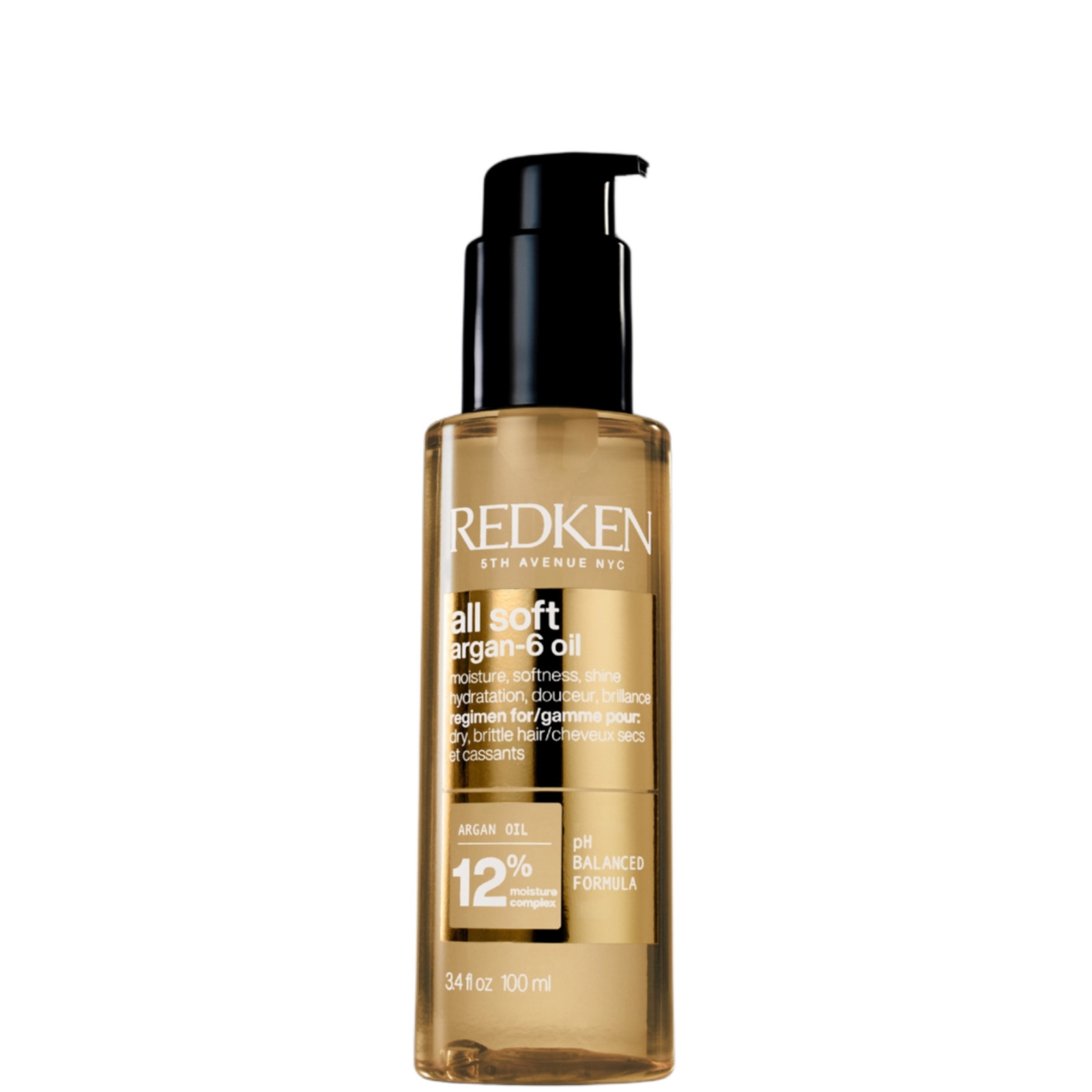 Redken All Soft Argan-6 Oil for Softness, Shine and Protection 100ml von Redken