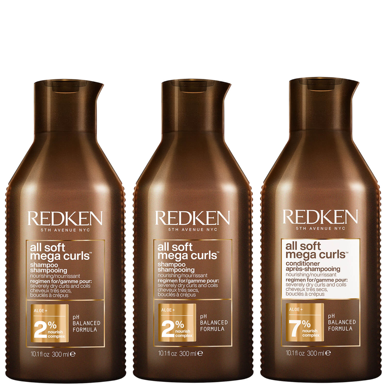 Redken All Soft Mega Curl Hydrating and Nourishing Shampoo Duo with Conditioner for Curly and Coily Hair Redken All Soft Mega Curl Hydrating and Nourishing Shampoo Duo with Conditioner for Curly and Coily Hair von Redken