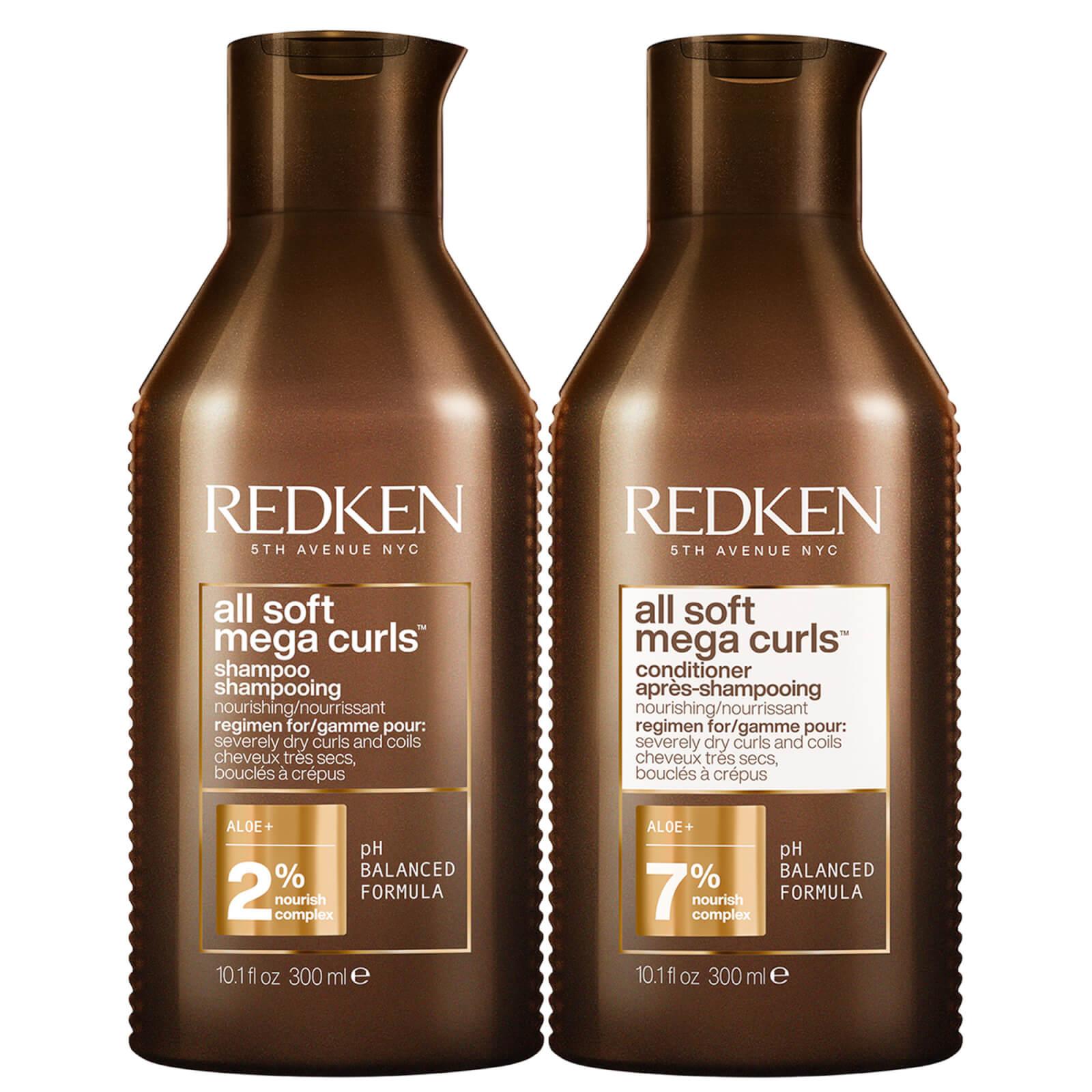 Redken All Soft Mega Curl Hydrating and Nourishing Shampoo and Conditioner Bundle for Curly and Coily Hair von Redken