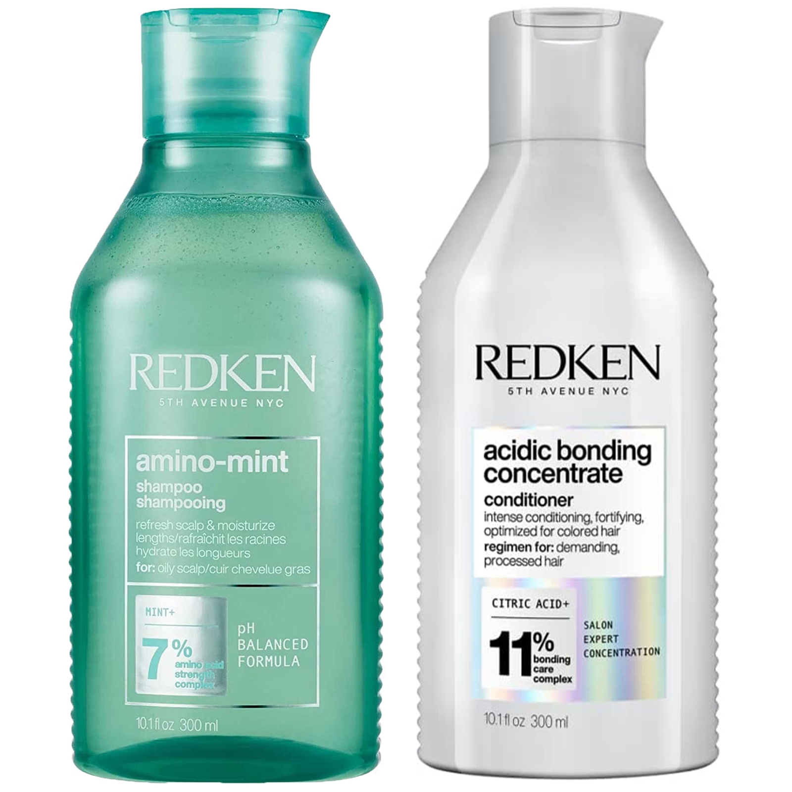 Redken Amino Mint Scalp Cleansing for Greasy Hair Shampoo and Acidic Bonding Concentrate Conditioner Bundle Redken Amino Mint Scalp Cleansing for Greasy Hair Shampoo and Acidic Bonding Concentrate Conditioner Bundle von Redken