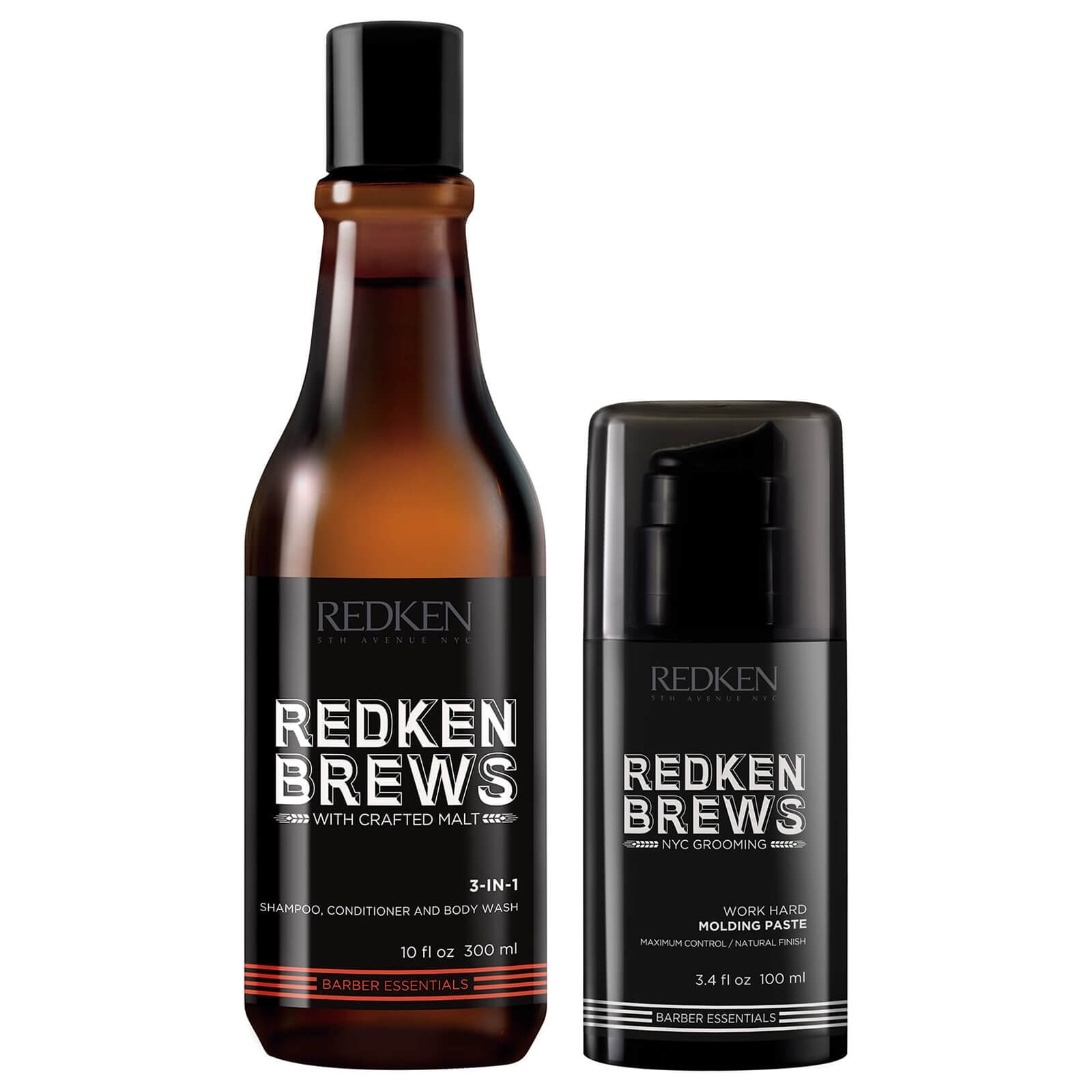 Redken Brews Men's Shampoo and Molding Paste Duo von Redken