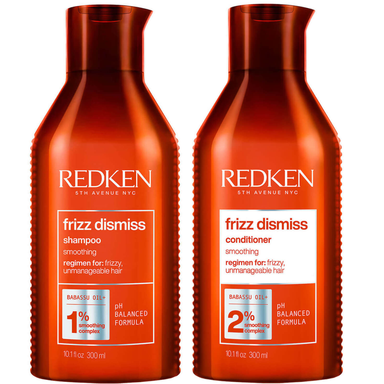 Redken Frizz Dismiss Shampoo and Conditioner Bundle for Smoothing Frizzy Hair von Redken