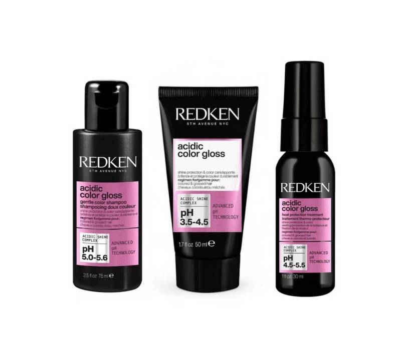 Redken Haarpflege-Set REDKEN Acidic Color Gloss Probier- & Reiseset Farbschutz, 3-tlg. von Redken