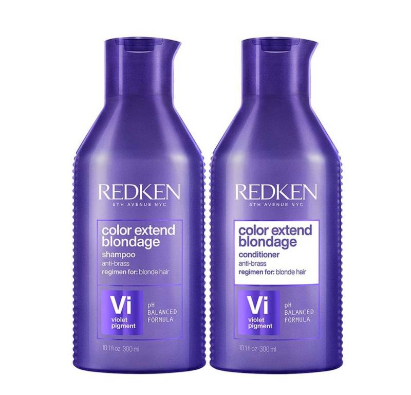 Redken Haarpflege-Set REDKEN Color Extented Blondage Shampoo + Conditioner Set Blond, 2-tlg. von Redken