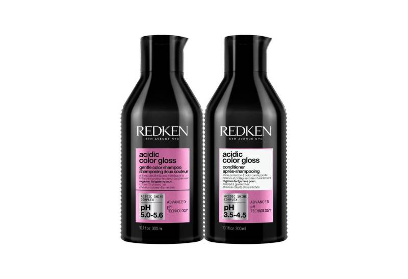Redken Haarpflege-Set Redken Acidic Color Gloss Shampoo + Conditioner Bundle, 2-tlg. von Redken