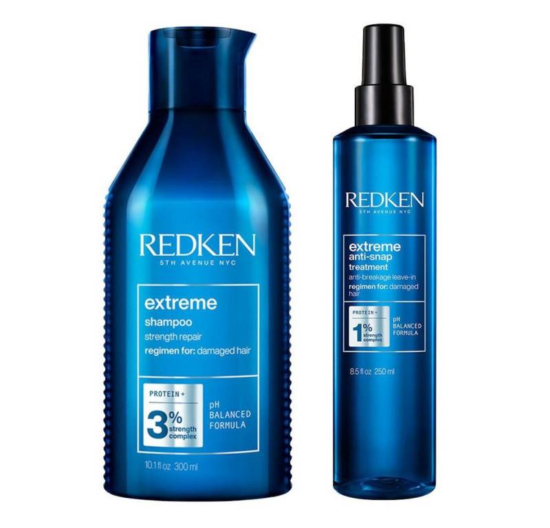 Redken Haarpflege-Set Redken Extreme Set Shampoo 300 ml + Anti-Snap 250 ml, 2-tlg. von Redken