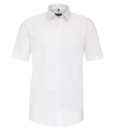 Redmond Businesshemd Kurzarm Uni Comfort Fit 0 Weiss XL von Redmond