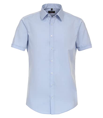 Redmond Businesshemd Kurzarm Uni Slim Fit 10 blau XS von Redmond