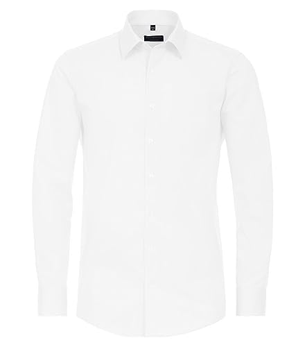 Redmond Businesshemd Uni Comfort Fit Weiß L von Redmond