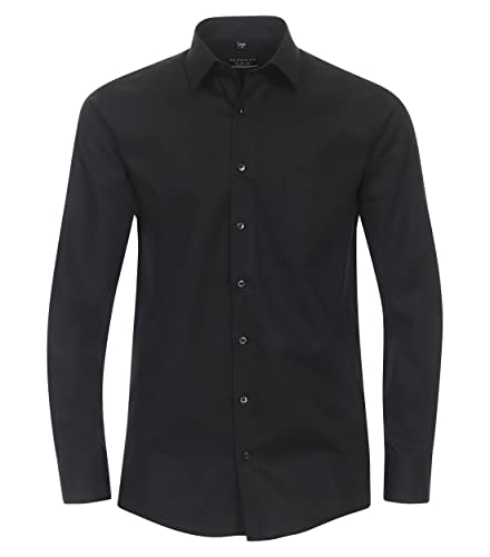 Redmond Businesshemd Uni Comfort Fit Schwarz XXL von Redmond