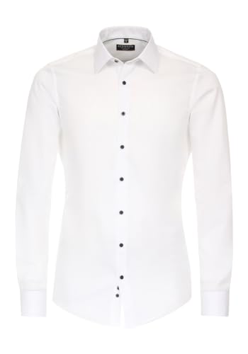 Redmond Businesshemd Uni Slim Fit 0 Weiss L von Redmond