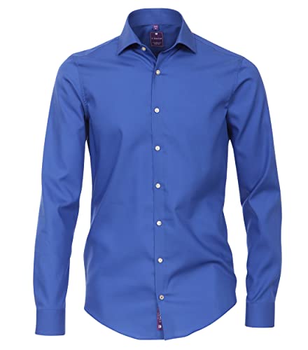 Redmond Businesshemd Uni Slim Fit 12 blau XS von Redmond