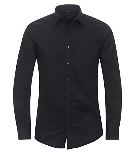 Redmond Businesshemd Uni Slim Fit 90 schwarz M von Redmond