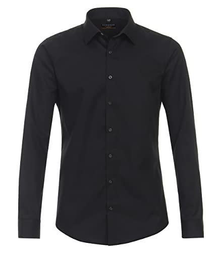 Redmond Businesshemd Uni Slim Fit 90 schwarz M von Redmond