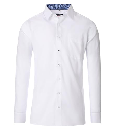 Redmond Businesshemd Uni nah Body Cut Weiß M von Redmond