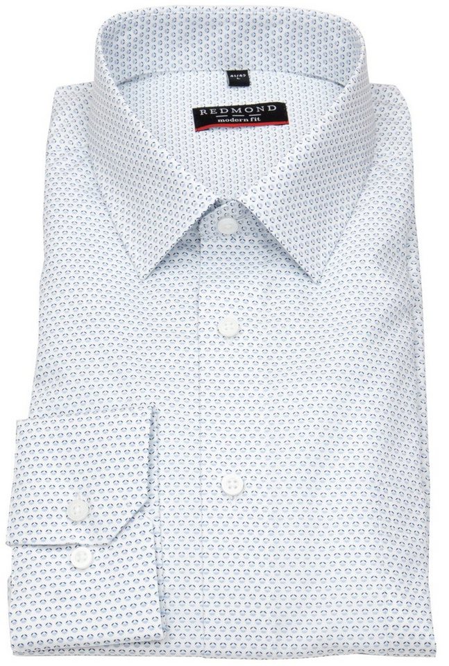 Redmond Businesshemd leicht tailliert bügelfrei Kentkragen von Redmond