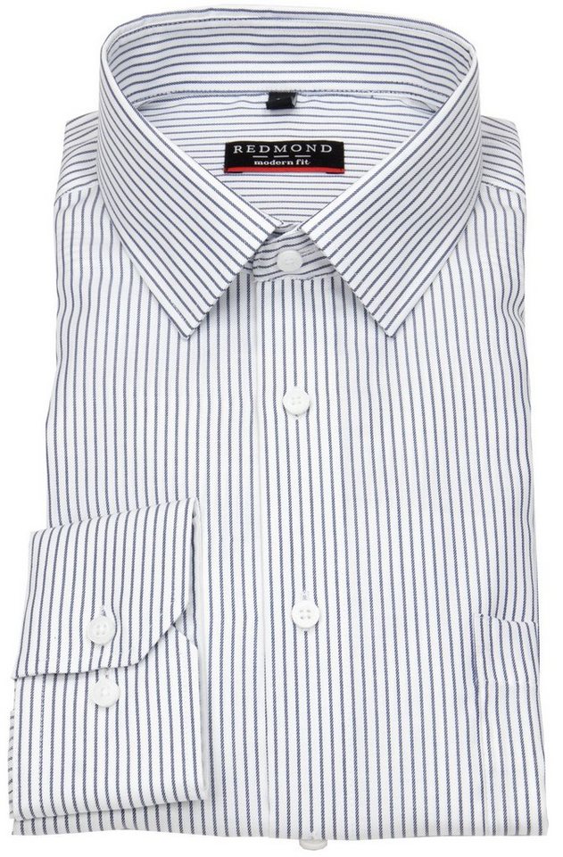 Redmond Businesshemd leicht tailliert bügelfrei Kentkragen von Redmond