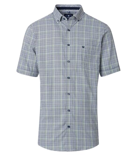 Redmond - Comfort Fit - Herren Freizeithemd Kurzarm (251060999), Größe:XL, Farbe:Grün(60) von Redmond