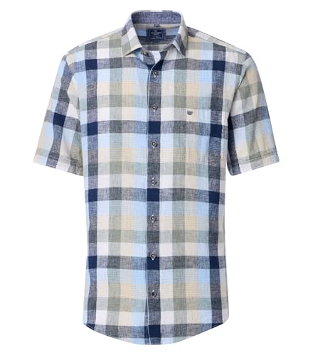 Redmond - Comfort Fit - Herren Freizeithemd Kurzarm (251160999), Größe:XXL, Farbe:Grün(60) von Redmond